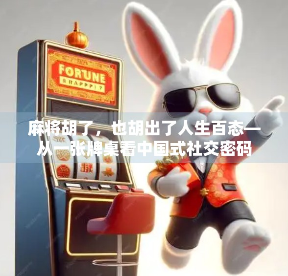 麻将胡了，也胡出了人生百态—从一张牌桌看中国式社交密码