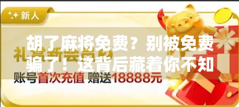 胡了麻将免费？别被免费骗了！这背后藏着你不知道的套路！