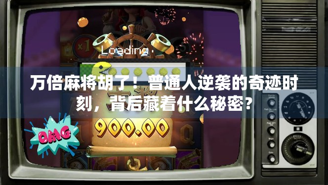 万倍麻将胡了！普通人逆袭的奇迹时刻，背后藏着什么秘密？