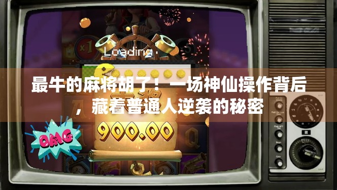 最牛的麻将胡了！一场神仙操作背后，藏着普通人逆袭的秘密